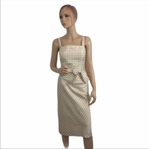 Beautiful, elegant 100% silk cocktail and garden party dress.